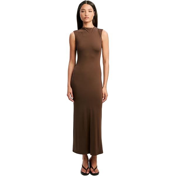 ronny kobo brown sequin dress VERA DRESS SPLASH OF GRENADINE / XS main image 1