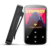 32GB Clip MP3 Player with Bluetooth, Mini Sports MP3 Player with Touch Screen, Portable Music Player with Pedometer, FM…