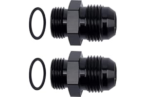 EVIL ENERGY 10AN Flare to AN8 ORB Male O-Ring Fitting Adapter 2PCS