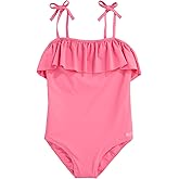 vineyard vines Girls Ruffle High Neck One Piece