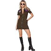 Spirit Halloween Top Gun Adult Dress Costume | Officially Licensed | Pilot Outfit
