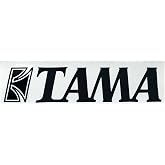 Tama Logo Sticker Black-2" x 9" (TLS100BK)