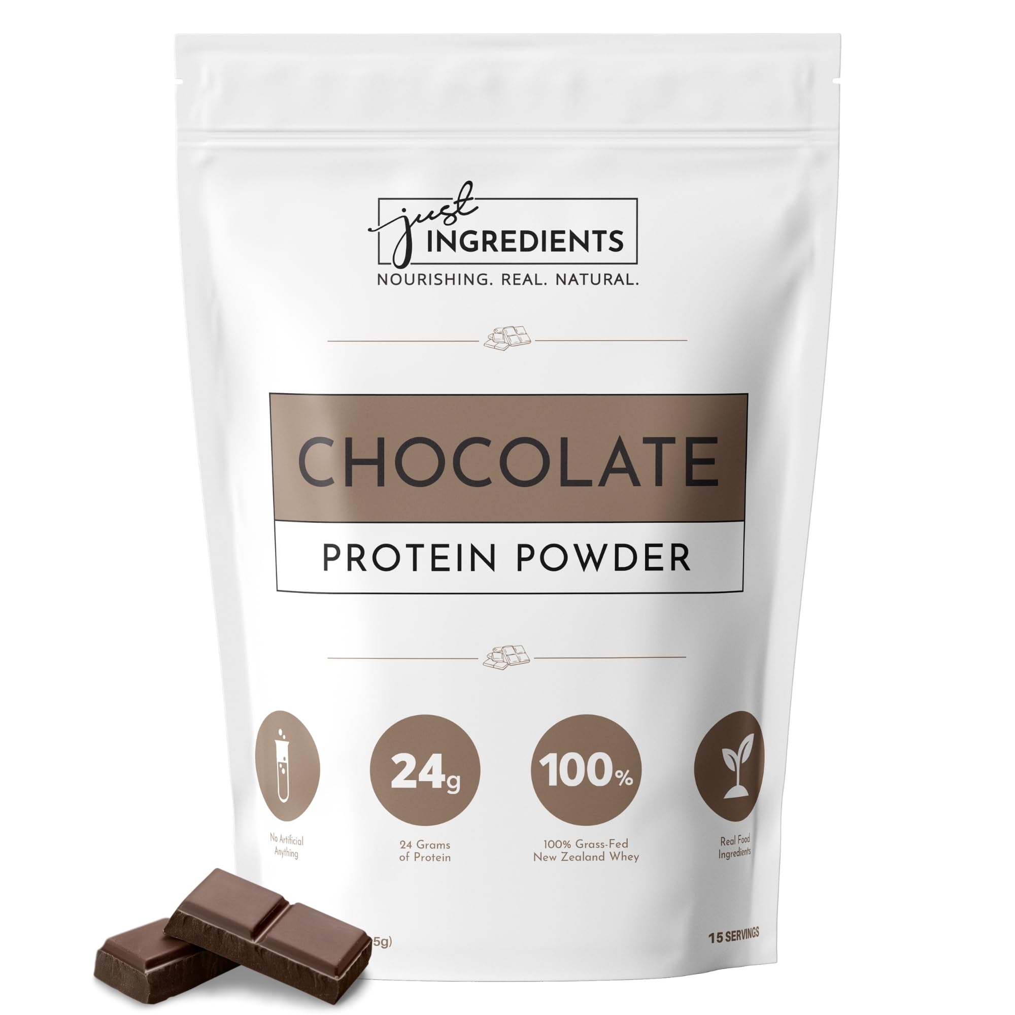 JUST INGREDIENTS Protein Powder | 15 Servings | 24g