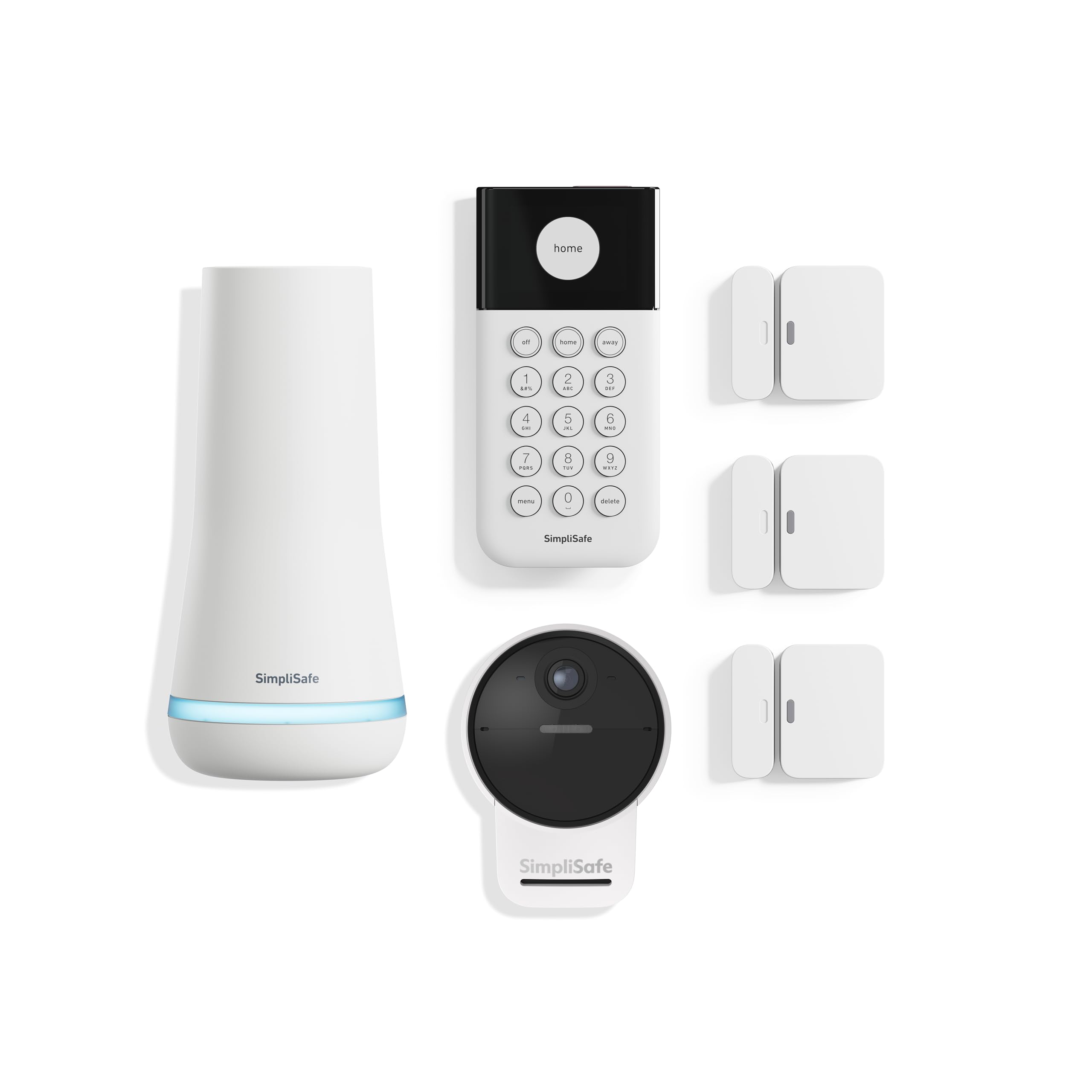SimpliSafe 6 Piece Wireless Home Security System with Outdoor Camera ...