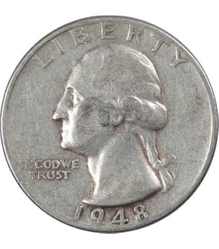 1941.42.45年 ワシントン クォーター銀貨3枚 銀90% シルバー900 1941 Washington Quarter G Good 90% Silver 25c US Coin Collectible