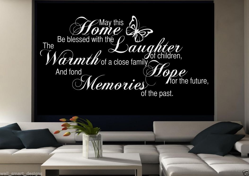 Family Home Memories Room Wall Art Sticker Quote Decal Mural Stencil Transfer WSD491