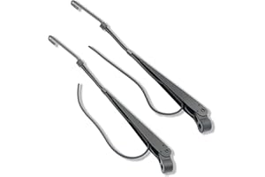 RigidWire 1 Pair Front Windshield Wiper Arm Kit Noiseless Rust Protection Fits Compatible with 1990-2007 Peterbilt 379 Replace OE 602511 R236002 Left and Right Long