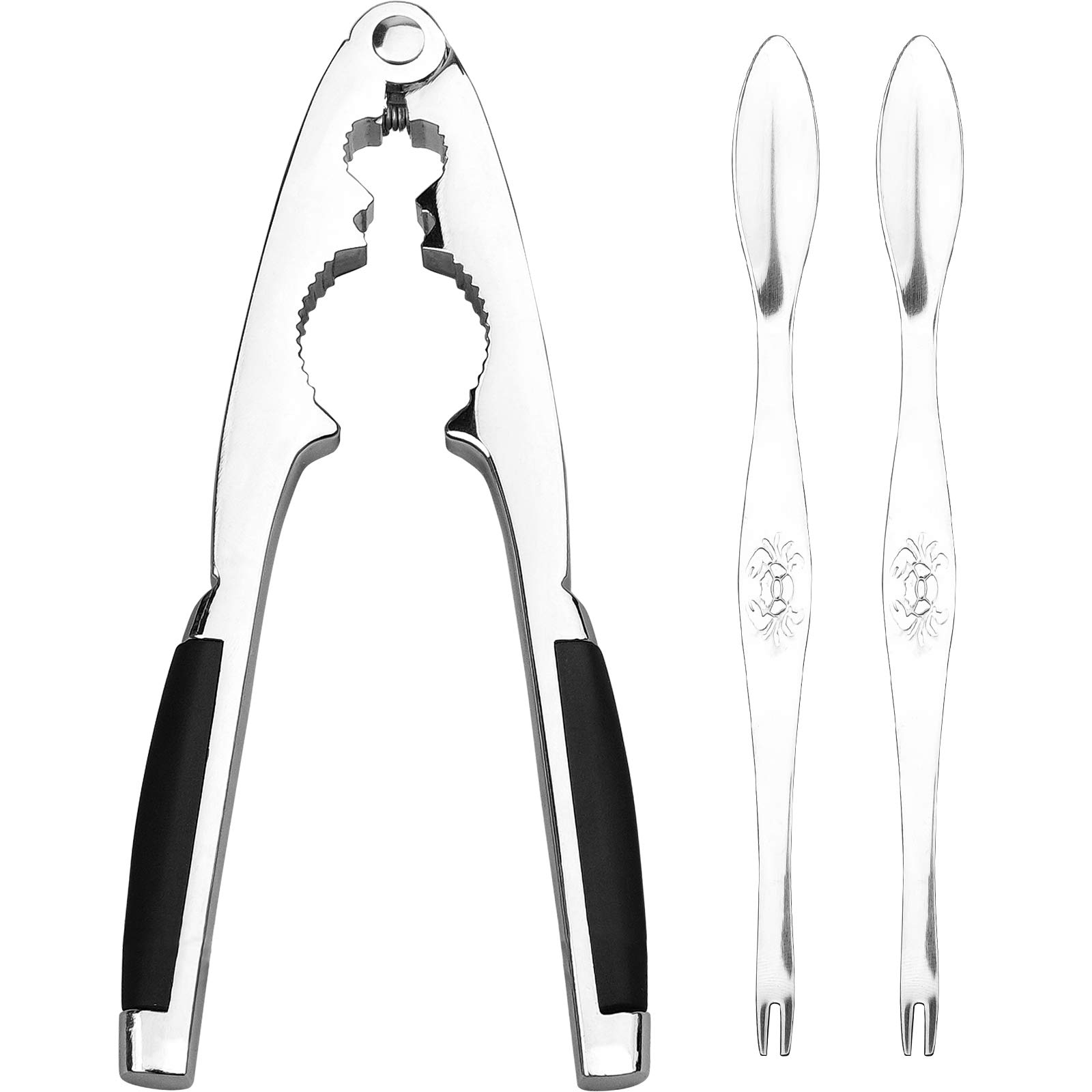 Photo 1 of Anwenk Nut Crackers for All Nuts Nutcracker Pecan Walnut Nut Crackers with 2 Picks Heavy Duty Shell Seafood Cracker Tool