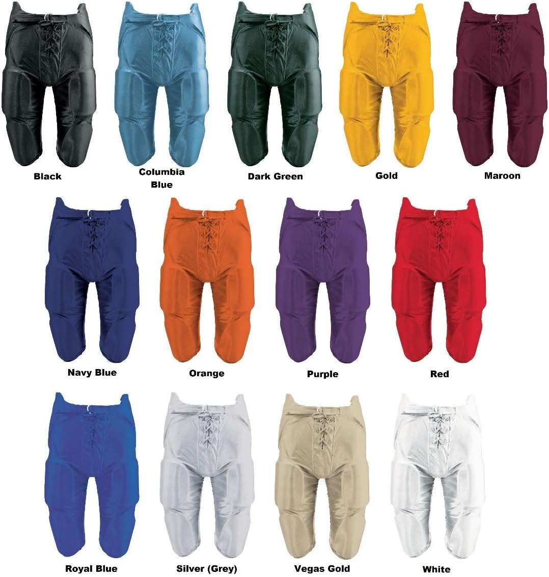 youth blue football pants