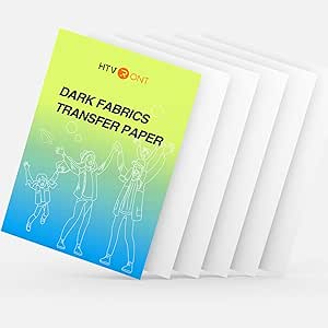 amazoncom htvront heat transfer paper for dark fabric 6 pack