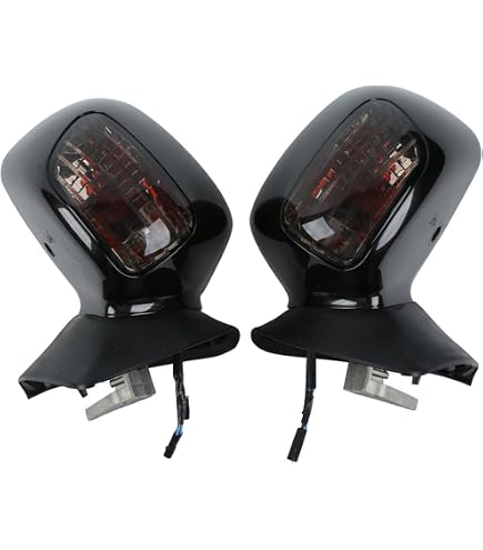 Amazon.com: TCMT Left Right Rear View Mirrors W/Turn Signals Fits