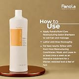 Fanola Nutri Care Restructuring Shampoo 1000ml Damaged Hair Repair view 6