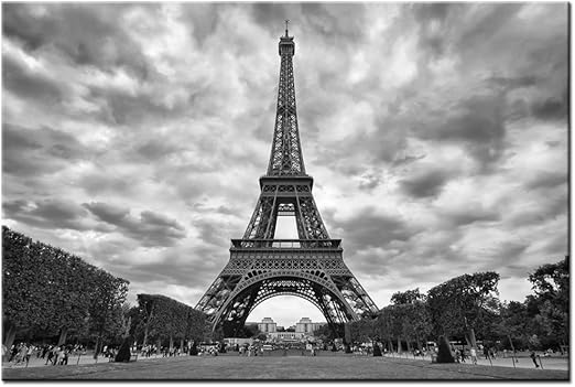 EIFFEL TOWER AUTUMN PHOTOS ON FRAMED CANVAS WALL ART PRINTS PARIS PICTURES DECO