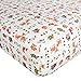 Lambs & Ivy Woodland Tales 4-Piece Crib Bedding Set - Brown, White, Green