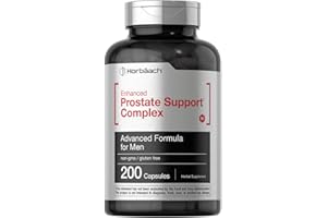 HORBÄACH Horbaach Prostate Supplement for Men | 200 Capsules | Enhanced Complex with Saw Palmetto, Pygeum, Stinging Nettle | Non-GMO and Gluten Free