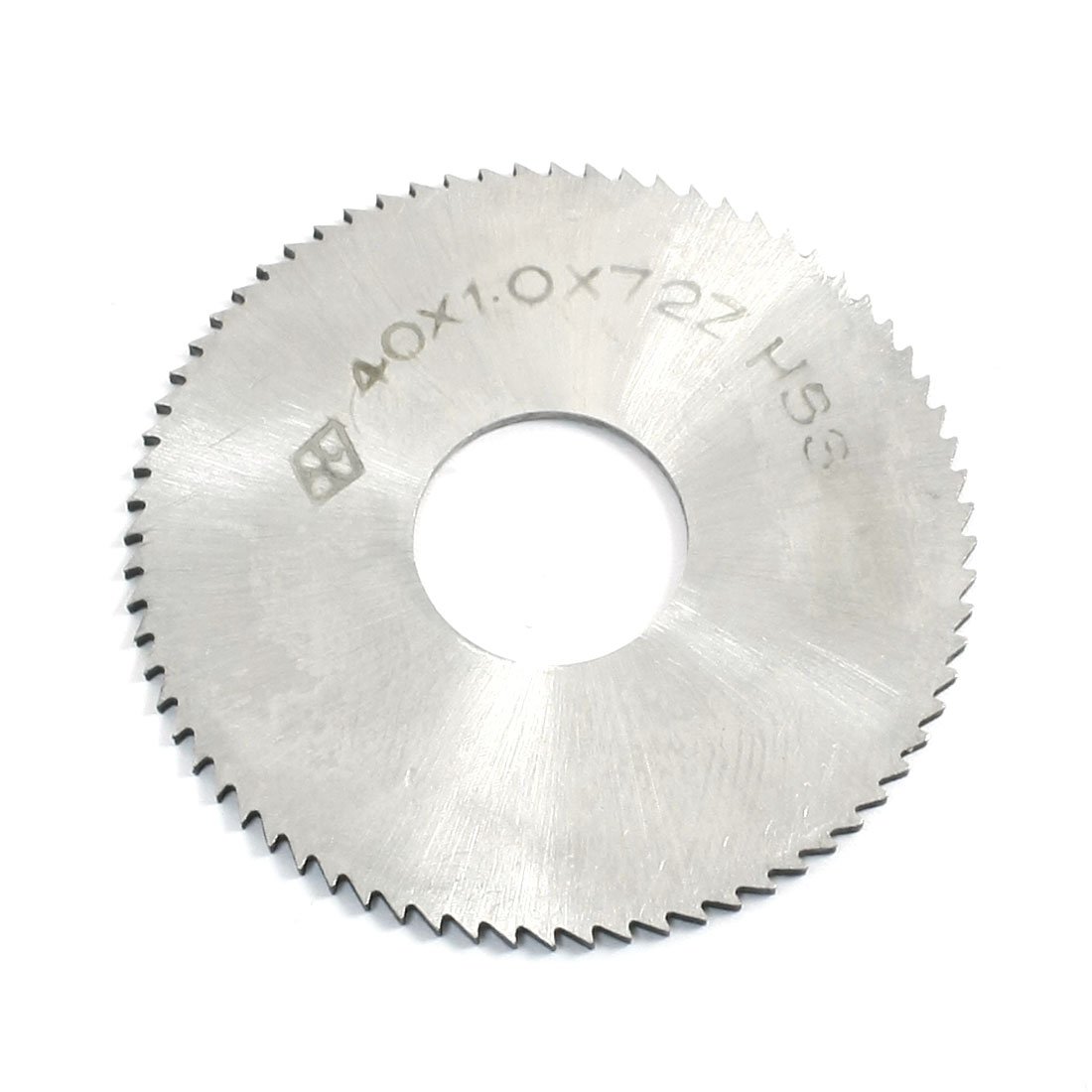 Sourcingmap HSS 72 Teeth Blade Circular Mill Cutting Tool Slitting Saw 40mm x 1mm