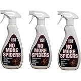 3 x No More Spiders Non-Harmful Natural Deterrent Spray New
