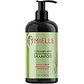 Mielle Organics Rosemary Mint Strengthening Shampoo Infused with Biotin, Cleanses and Helps Strengthen Weak and Brittle Hair,