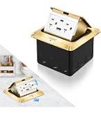 PFUS2-BR Pop-Up Floor Box Dual Type A, 3.6 USB Charger, 20 Amp Outlet