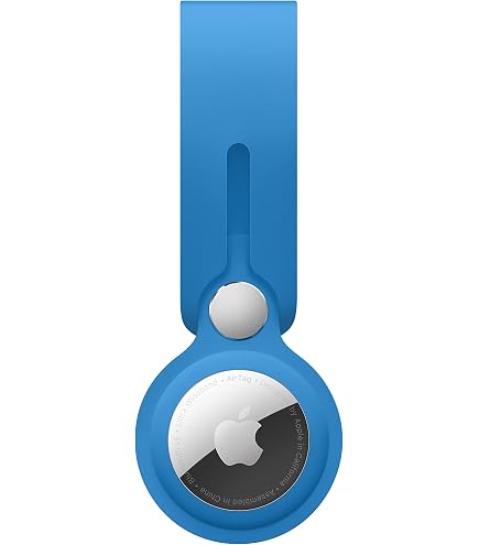 Amazon.com: Apple AirTag Leather Loop - (PRODUCT)RED : Electronics
