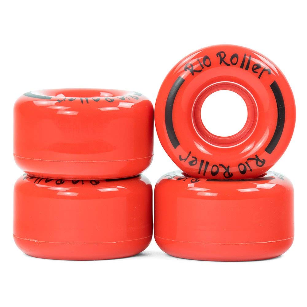 Rio Roller Coaster Wheels,Unisex Adult, unisex_adult, RIO504_L_Rojo, red, L