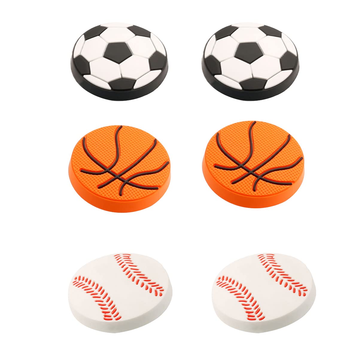CcHhyyt Cartoon Shape Soft Rubber Knobs for Kids Girls Boys Cabinet Handle Drawer Knobs for Nursery Cupboards 6 Pieces (Mix D)