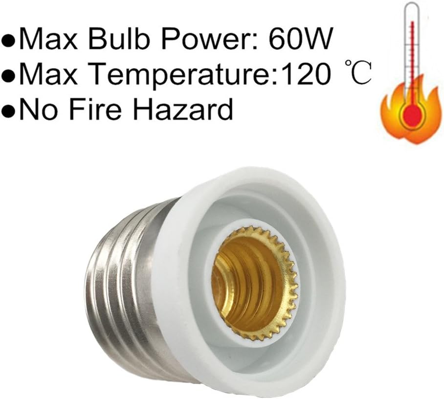 DZYDZR 6 Pack E27 to E12 Bulb Converter Adapter for LED Light Lamp - Image 5