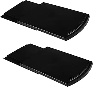 Sliding Kitchen Appliance Tray - Non-Toxic ABS Mat For Coffee Maker, Toaster, Blender (30.5x21.5x2.5cm)