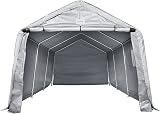 VEVOR 10x15x8ft Outdoor Storage Shed Tent Canopy Carport Heavy Duty Garage view 9