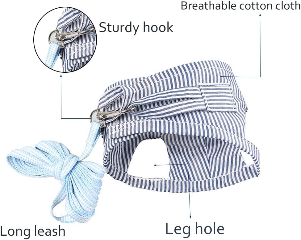 ASOCEA Small Animals Harness and Leash Adjustable Pet Walking Lead Comfort Padded Vest Training Leash for Rats Iguana Hamster Ferrets Small Animal - Image 4