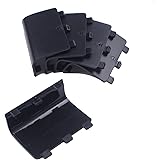 BIHRTC Pack of 5 Black Replacement Battery Cover Shell Repair Part for Xbox One Wireless Controller