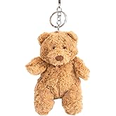 SANGXIU Cute Bear Keychain Soft Keychain Pendant Delicate Bag Pendants Cartoon Bear Dolls Gift for Women Kids and Adults