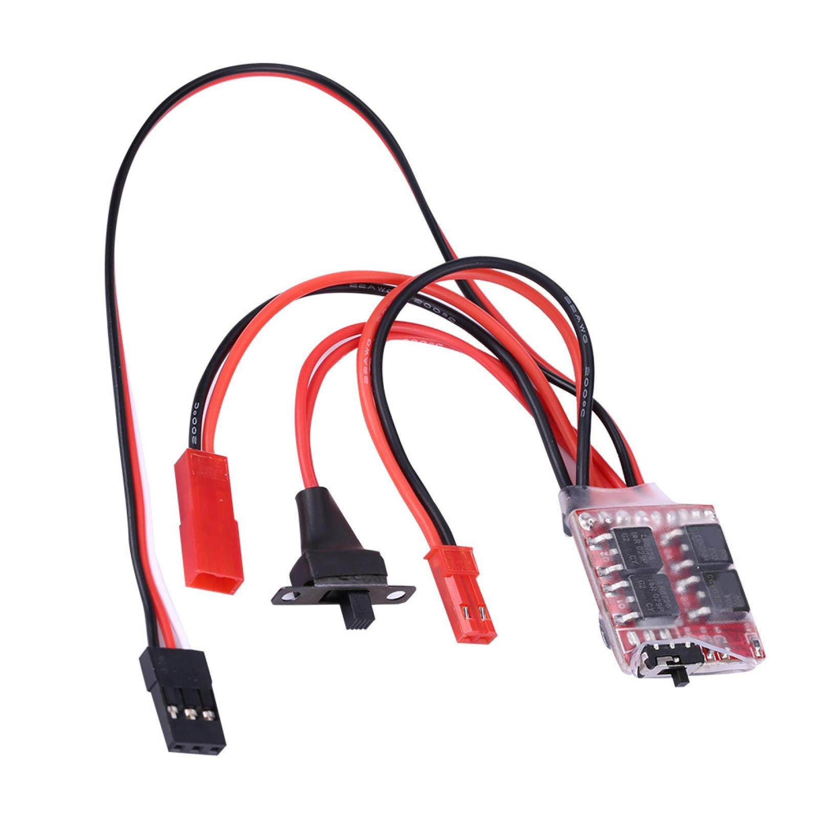 20A Brushed ESC Electronic Speed Controller with Brake for RC Car/Boat