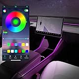 Tesla Model 3 Model Y Neon Light Tubes RGB Interior LED Strip Lights with App Controller