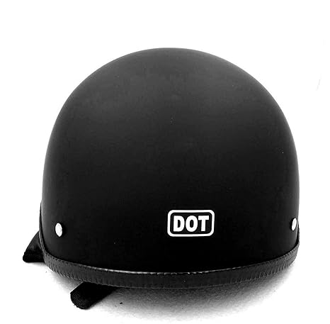 Amazon Com Htt Motorcycle Dot Certified Matte Black Flat