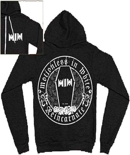 motionless in white zip up hoodie