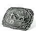 Senmi Vintage Cowboy Prayer Belt Buckles- with Senmi Box Gift Wrapped