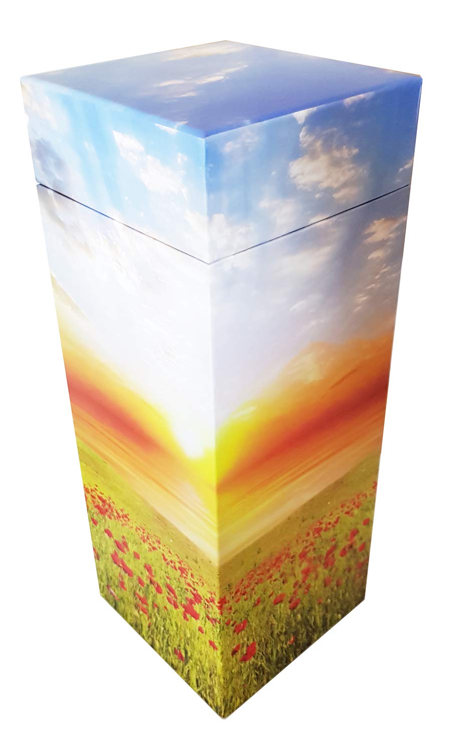 Poppy Field ScatterPod Scattering Medium Cremation Urn