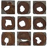 Uttermost 04349 Jungle - Wall Art (Set of 9)-1.6 Inches Tall and 15.75 Inches Wide