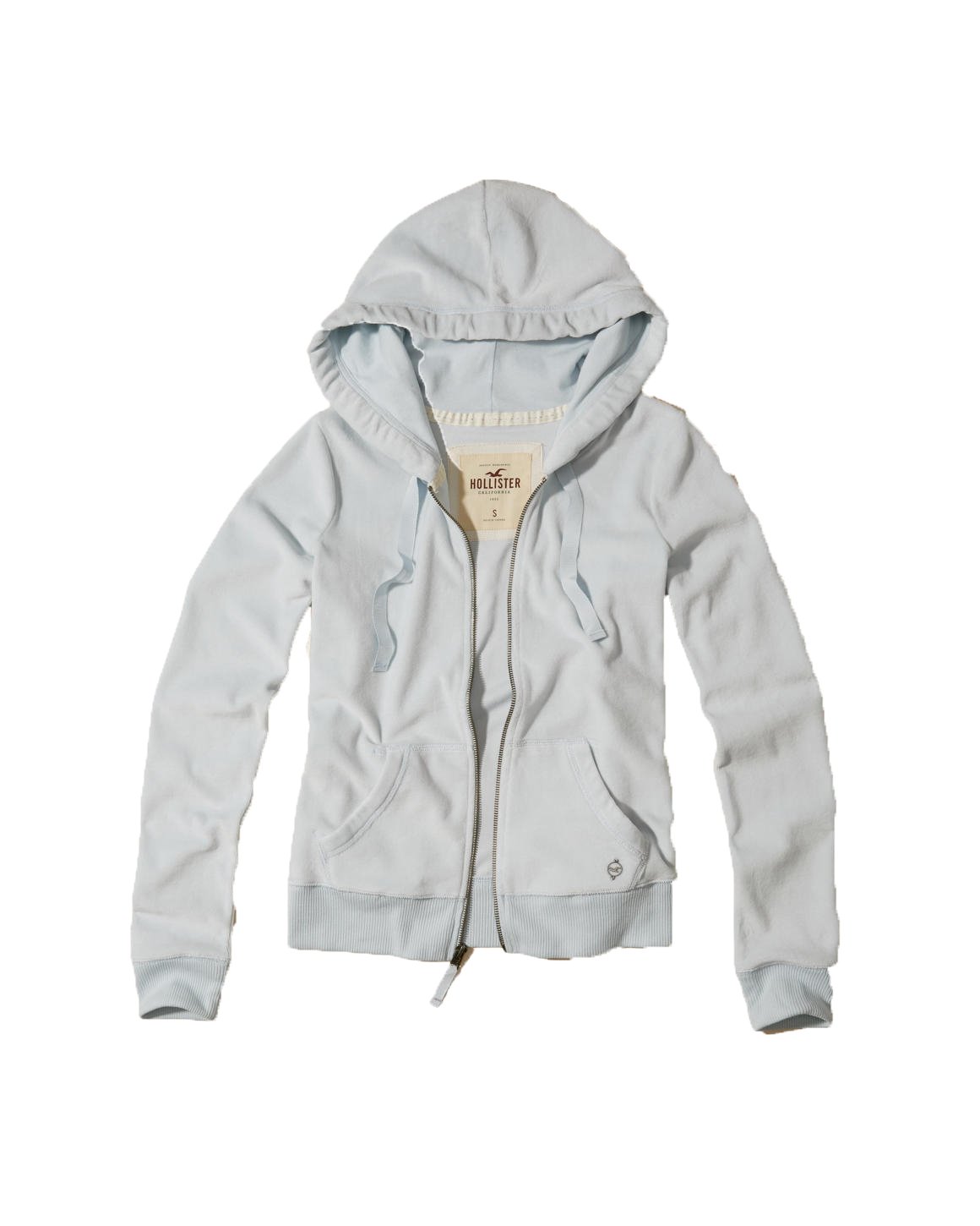 hollister black zip hoodie