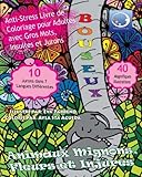 ANTI-STRESS Livre De Coloriage Pour Adultes Avec Gros Mots, Insultes Et Jurons: Animaux Mignons, Fle by relaxation4.me