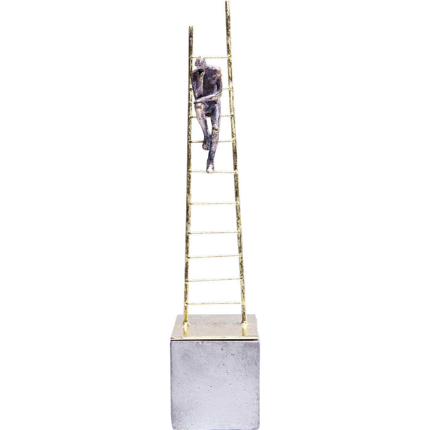 Kare Design Decoration Object, Elements Climbing Man, Steel, 40x9x9 cm, Gold