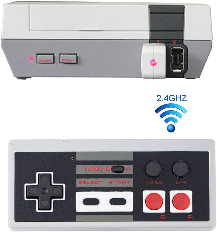 Wireless NES Classic Controller,2.4GHz NES Classic Edition Mini Wireless Controller ,Wireless Gamepad for NES Classic Mini Edition