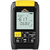 6 in 1 Fiber Optic Tester with Optical Power Meter,-50~+30dBm,VFL Function &amp; RJ45 Cable Test, 850&ndash;1625nm Multi-Wavelength, Type-C Rechargeable, 500 Data Storage, Backlight Display, Handheld Tool