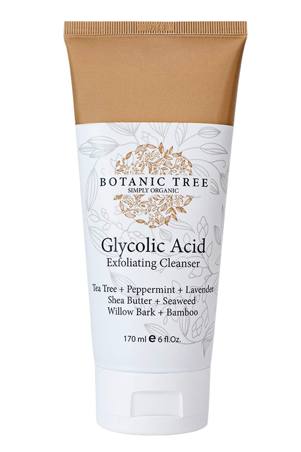 Microdermabrasion Facial Scrub and Face Exfoliator Botanic Tree-Large Size 4oz- Exfoliating Face Scrub Polish w/ Organic Crystals for Anti Aging, Acne Scars, Dullness, Blackheads, Pore Size- Sulfate Free: Beauty