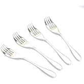Knork Gloss Forks, Set of 4, Gloss Stainless Steel