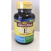 Nature Made dl-Alpha Vitamin E 1000 IU Softgels 60 ea (Pack of 2)