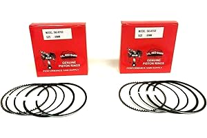 Lil Red Barn Two Sets of Standard Piston Ring Set Compatible with Briggs & Stratton Vangard V Twin Bore 68mm 807620