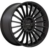 Status Wheels Venti Matte Black Wheel with Aluminum (22 x 9.5 inches /5 x 130 mm, 30 mm Offset)