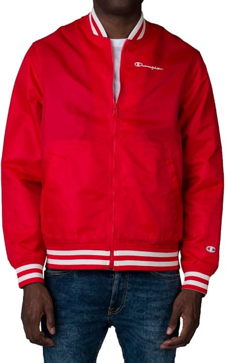 champion jacket red